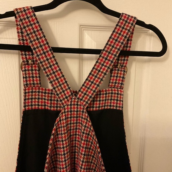 Forever 21 Women's Glen Plaid Overall Dress Size large - Picture 5 of 14